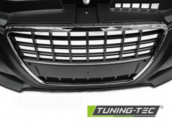 Upgrade Design Frontstoßstange für Audi A3 8PA Facelift  08-12 inkl. Zubehör und Grill chrom