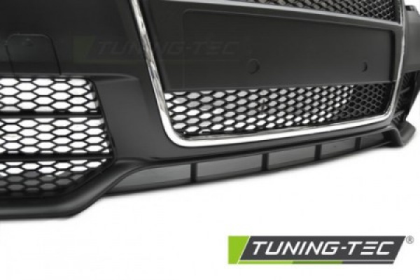 Upgrade Design Frontstoßstange für Audi A4 B7 (8E) 04-08 inkl. Zubehör schwarz/chrom