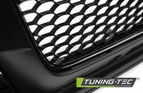 Upgrade Design Frontstoßstange für Audi A4 B8 (8K) 12-15 inkl. Zubehör mit PDC Hochglanz schwarz