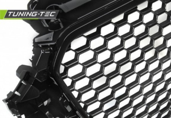 Upgrade Design Frontstoßstange für Audi A3 8V 12-16 inkl. Zubehör in Hochglanz schwarz mit PDC