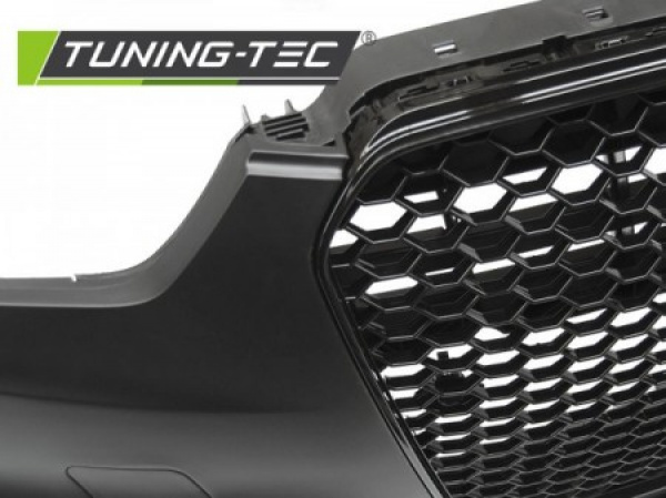 Upgrade Design Frontstoßstange für Audi A5 11-16 inkl Zubehör mit PDC Hochglanz schwarz