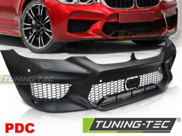 Upgrade Design Frontstoßstange für BMW 5er G30/G31 Limousine/Touring 17+ Hochglanz schwarz