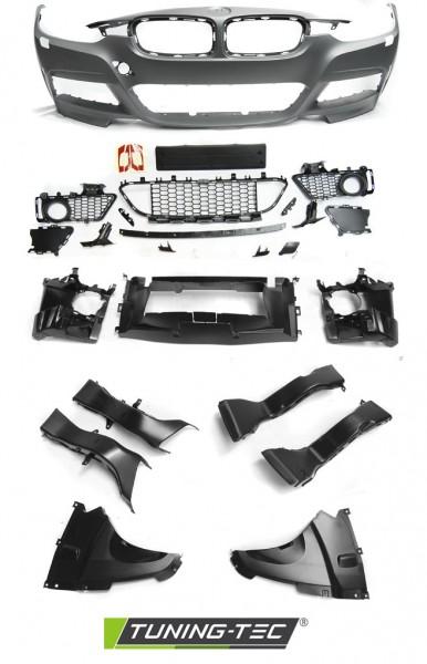 Upgrade Design Frontstoßstange für BMW 3er F30/F31 11-18 inkl. Zubehör schwarz