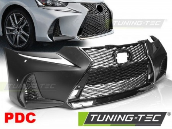 Upgrade Frontstoßfänger Sport Design für Lexus IS III 2017+ mit PDC