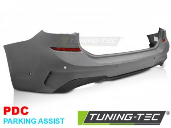 Heckstoßstange für BMW 3er G21 (Touring) 19+ Performance Design Komplettset (Doppelrohr L+R)