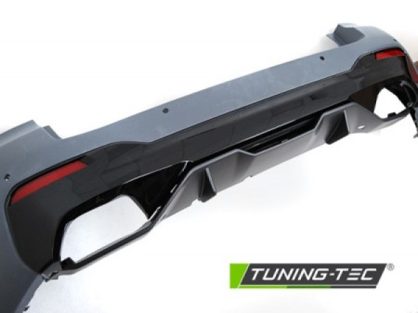 Upgrade Design Sport Heckstoßstange inkl. Diffusor für BMW 5er G30 LCI Touring 20-23 mit PDC