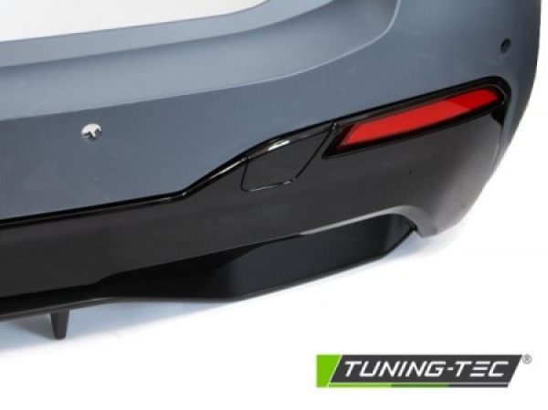 Upgrade Design Sport Heckstoßstange inkl. Diffusor für BMW 5er G30 LCI Touring 20-23 mit PDC