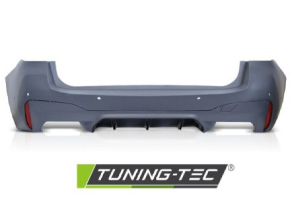 Upgrade Design Sport Heckstoßstange inkl. Diffusor für BMW 5er G30 LCI Touring 20-23 mit PDC