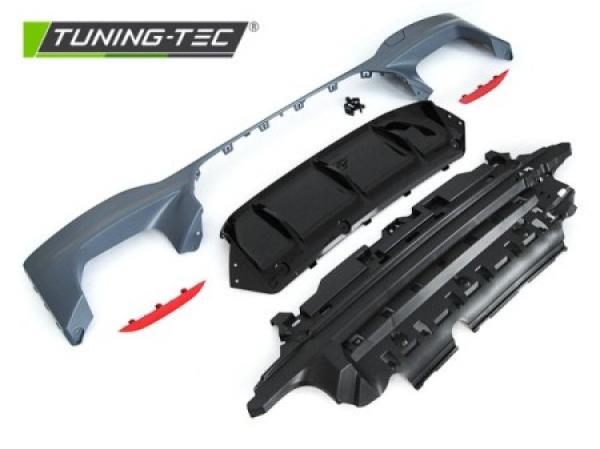 Upgrade Design Sport Heckdiffusor für BMW 5er G30 LCI Touring/Lim. 20-23 Hochglanz schwarz