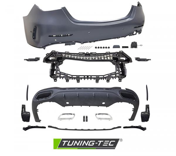 Upgrade Design Heckstoßstange für Mercedes-Benz C-Klasse W206 Lim. 21+ mit PDC