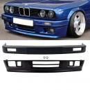 Upgrade Design Frontstoßstange für BMW 3er E30 85-94 Limo Cabrio Touring zweiteilig (Ober & Unterteil)