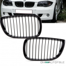 Set Performance Kühlergrill Schwarz Matt passend für BMW 1er E87 E81 Bj 04-07