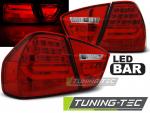 LED Lightbar Design Rückleuchten passend für BMW 3er E90 05-08 rot/klar mit LED Blinker