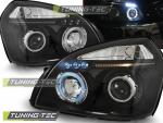 LED Angel Eyes Scheinwerfer passend für Hyundai Tucson 04-10 schwarz